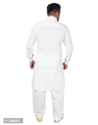 Syrox EID Special Men's Cotton Pathani Suit | Cotton Blend Material | Ethnic Wear/for Men/Boys-thumb4