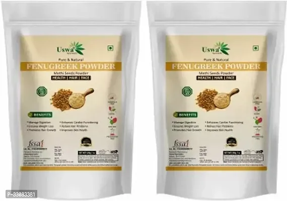 Natural Pure Fenugreek Methi Powder For Hair Care 400G Pack Of 2