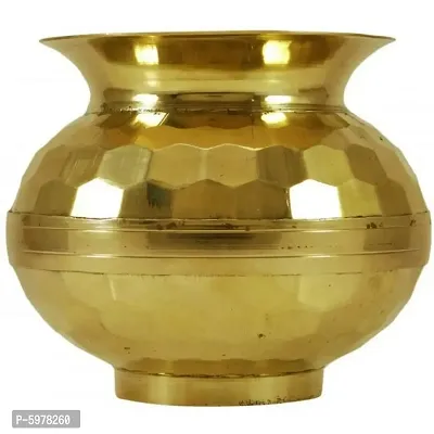 Brass Pooja Lota/Designer Lota/Pure Brass Lota/Diamond Cutting Lota Brass Kalash for pooja mandir Lota itmes