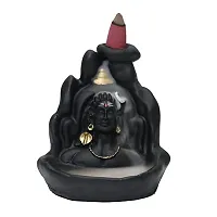 Handcrafted Lord Adiyogi, Mahadev, Shiv Adi Shankara with 101 Smoke Backflow Incense Cone-thumb3