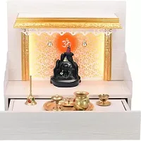 Smoke Fountain Lord Shiva Adiyogi Statue Cone Incense Holder Showpiece With 10  Smoke Backflow For Living Room, Shivratri Saawan Gifts-thumb1