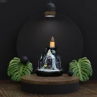 Presents Backflow Smoke Fountain Incense Holder Burner Waterfall with Backflow Incense Cones Stand Backflow Sticks/Dhoop 10-thumb2