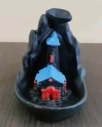 Suitable To Home Idol Shive Smoke Kedarnath Mandir Water Fountain  for Meditaion  Place, Living Room, Temple-thumb1