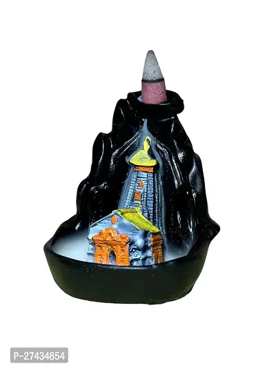 Handcrafted  Made Lord Smoke Kedarnath  Mandir Idol Mahadev  And  With 10 Backflow Cone. Its Also Trading To Gifts Materials.