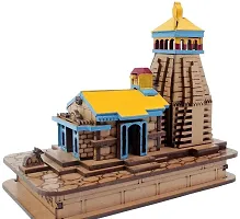 Wooden Hand Carved 3D Kedarnath Temple-thumb2