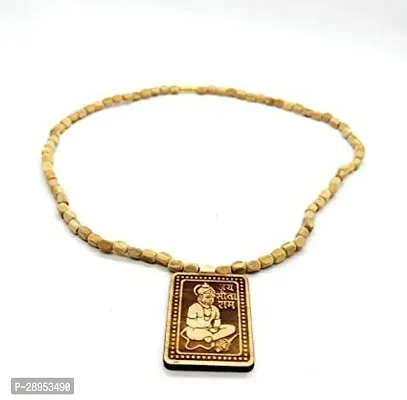 Exclusive Tulsi Mala With Wooden Hanuman ji locket-thumb3