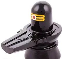 Shivling with Nandi in Black Color Idol-thumb2