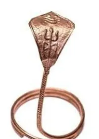 Pure Copper Shivling Shesh Naag Statue-thumb1