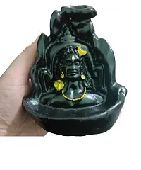 Lord Adiyogi, Mahadev, Shiv Adi Shankara | Backflow Cone Incense Holder with 100 Free Smoke Backflow Incense Cone ( Height: 10cm )-thumb1