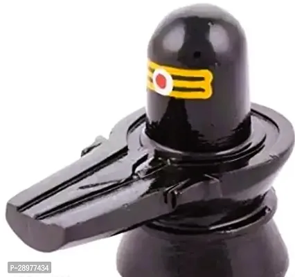 Black Marble Stone Shivling-thumb0