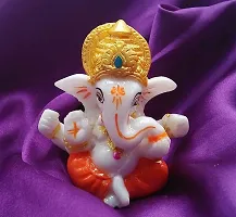 Ganesh Idol Handpainted Lord Ganesha Idols for Home Decor Showpiece Murti-thumb1