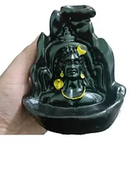 Meditating Lord Adiyogi Smoke Fountain Mahadev With 101 Smoke Backflow Scented Cone Incenses-thumb1