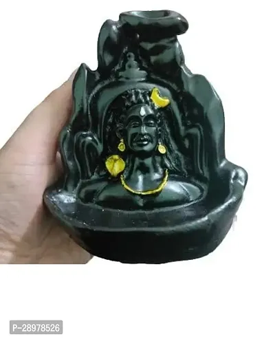 Meditating Lord Adiyogi Smoke Fountain Mahadev With 101 Smoke Backflow Scented Cone Incenses-thumb2