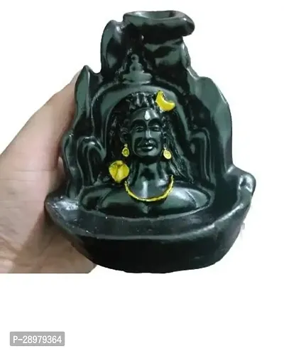 Backflow Smoke Fountain Lord Adiyogi Shiva Backflow Incense Holder Burner With 15 Smoke Backflow Scented Cone Incenses-thumb2