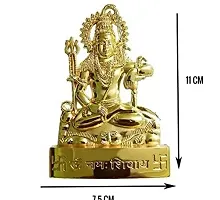 Lord Shiva Statue Idol Murti in Decorative Showpiece for Pooja, Temple, Gifting 11 cm ,-thumb1