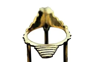 Brass Shankha Stand for Puja, Sankha Stand/ pooja shankh stand (Height: 2.5cm , Length: 14cm ) ,-thumb1