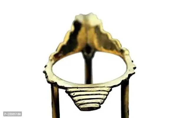 Brass Shankha Stand for Puja, Sankha Stand/ pooja shankh stand (Height: 2.5cm , Length: 14cm ) ,-thumb2