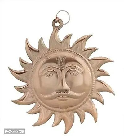 AS Ventures Sun Excellent Vastu Remedy for Missing East Wall Hanging Surya Face Idol Statue  Home Office Handcraft Decor-thumb0