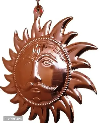 AS Ventures Sun Excellent Vastu Remedy for Missing East Wall Hanging Surya Face Idol Statue  Home Office Handcraft Decor-thumb2