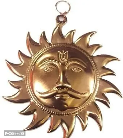 AS Ventures  Copper Surya Sun SOORYA SOORAJ Suraj DEV DEVTA Wall Hanging Statue Religious Idol