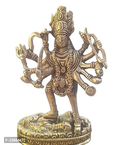 Metal Shri Kali Maa Murti/Shri Ambe Maa Brass Idol/Bhawtani MATA Idol/Durga MATA Brass Idol for Pooja and Mandir 16CM-thumb0