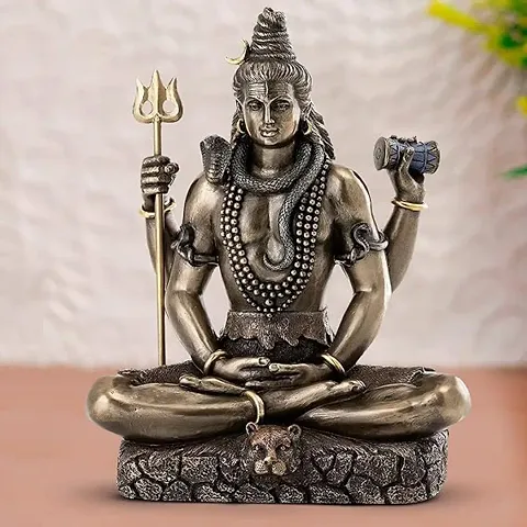 sdshopping Resin Lord Shiva Statue, 5.1 x 2.5 x 8.6 Cm, Multicolour