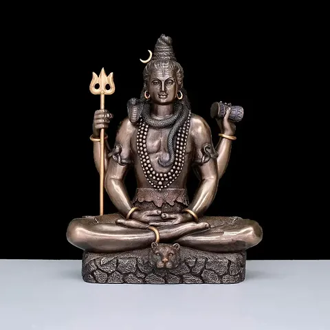 sdshopping Resin Lord Shiva Statue, 5.1 x 2.5 x 8.6 Cm, Multicolour