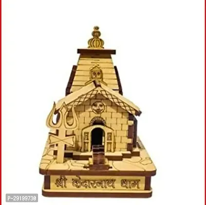 Wooden Lord Shiva Kedarnath Temple with Nandi-thumb0