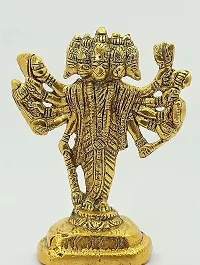 Golden Metal Panchmukhi Hanuman ji Idol-thumb1