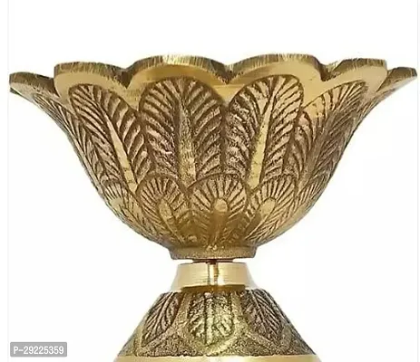 Puja Home Decor Brass Diwali Devdas Deepak Diya Oil Lamp  Small size  ( Size : 5 cm x 4 cm )-thumb2