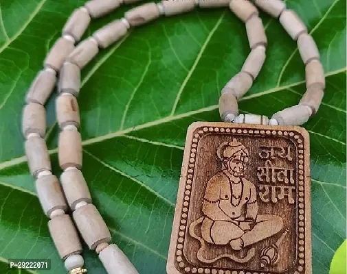 Shri Bageshwar Dham Hanumanji Wooden Tulsi Locket