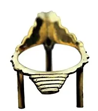 Shankh Stand Or Conch Stand for Shankh/Length: 14cm / Height: 2.5cm /-thumb1