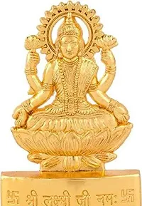 Traditional Metal Handmade Maa Laxmi Murti/Statue for Home 11CM-thumb1