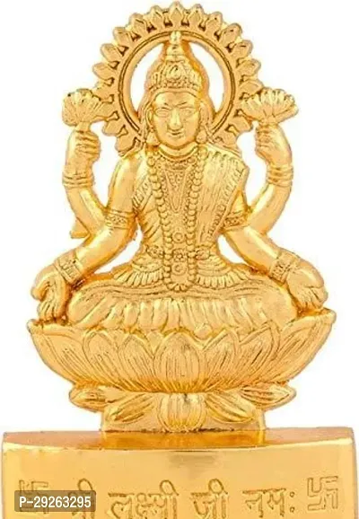 Traditional Metal Handmade Maa Laxmi Murti/Statue for Home 11CM-thumb2