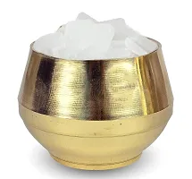 Traditional Brass Brass Camphor Diya Diffuser (Gold) Pack Of 1-thumb1