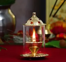 Akhand Brass Golden Diya Jyoti Diya Deepak Festive Diyas Puja Articles-thumb1