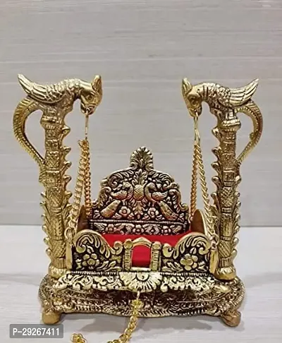 Brass Metal Jhula Singhasan for Laddu Gopal/Kanha Ji