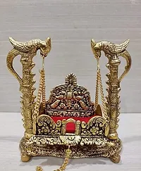 Metal Nand Laddu Gopal Swing Palana Krishna Jhula, Standard Size-thumb1