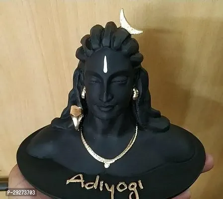 3 inch Height Adiyogi Statue with Rudraksha Mala for Car Accessories -3 Inch(-thumb2