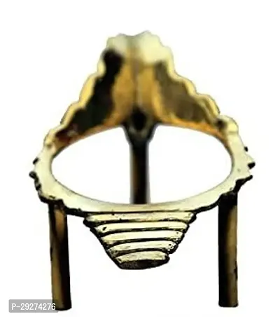 Brass Shankh Stand for Pooja, Brass Shankh Stand for Diwali Laxmi Pooja-thumb2