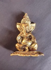 Ganesha Idol Ganesh Ji Ki Murti Hindu God Idols for Decoration in Home Temple Mandir Office Shop Counter Decorative Showpiece Marriage Wedding Return Gift-thumb1