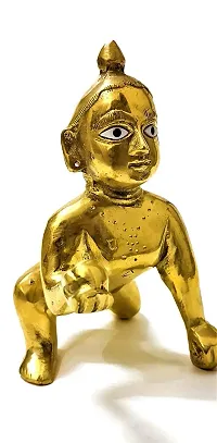 2 No. Brass Laddu Gopal / Pittal Laddu Gopal Murti.-thumb1