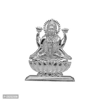 Parad Mahalaxmi Statue Mercury Idol Small Murti (60 Gms) (LBH : 3cm ,0.5cm, 5cm)