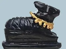 Nandi Maharaj Idol Nandi Polyresin Nandi Ji  Pooja Ghar Mandir Idol  Decorative Item Gifting Items-thumb1