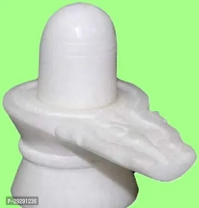 Shivling Idol Shiv Shivling White Shivling Marble Shiv Shivling Pooja Mandir Pooja Ghar-thumb0