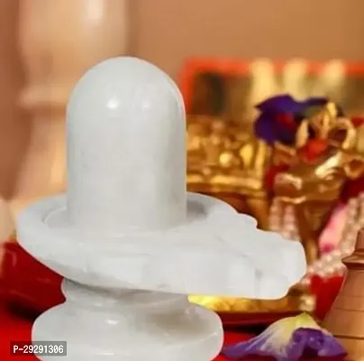 Marble Shiv Shiva Shivling White Marble Shivling Pooja Pooja Ghar Mandir Tample  Decorated Home Decor