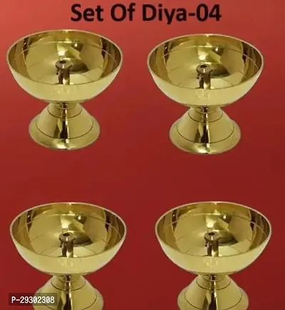 Paro Piyali Brass Diya for Puja Akhand Diya for Puja-thumb0