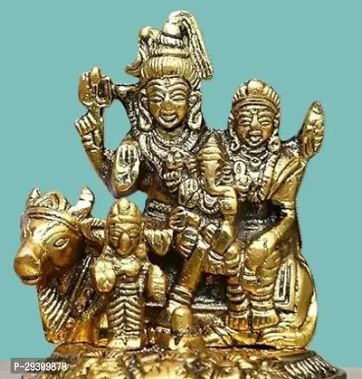 Shiv Parivar Shiva Family Idol ( Gold  Metal )