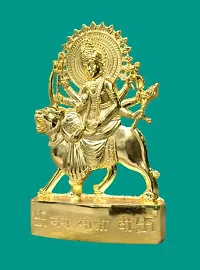 AS VENTURES  Maa Durga Devi Idol Statue Sherawali MATA Rani Spiritual Puja Vastu Showpiece Figurine - Religious Murti Pooja Murti Gift metal  Durga Maa-thumb1