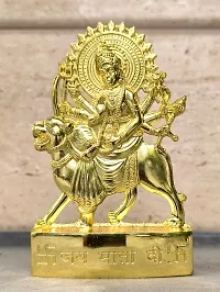 AS VENTURES  Handmade  GOLDEN God Durga MATA Murti/Statue MATA Vaishno Devi Idol for Home-Office Decor Navratri Puja,Diwali,Gift, Car Dashboard.-thumb2